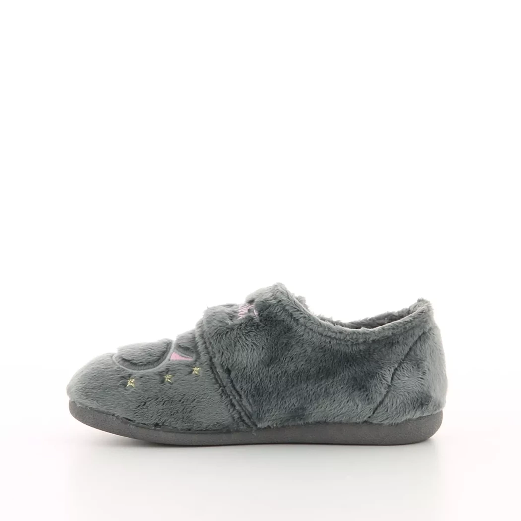 Image (4) de la chaussures Kmins - Pantoufles et Chaussons Gris en Textile