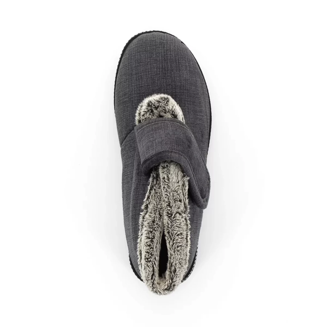 Image (6) de la chaussures La Maison de l'Espadrille - Pantoufles et Chaussons Noir en Textile