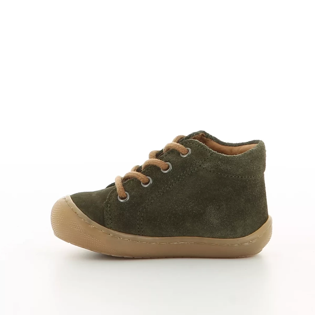 Image (4) de la chaussures Bellamy - Bottines Vert en Cuir nubuck