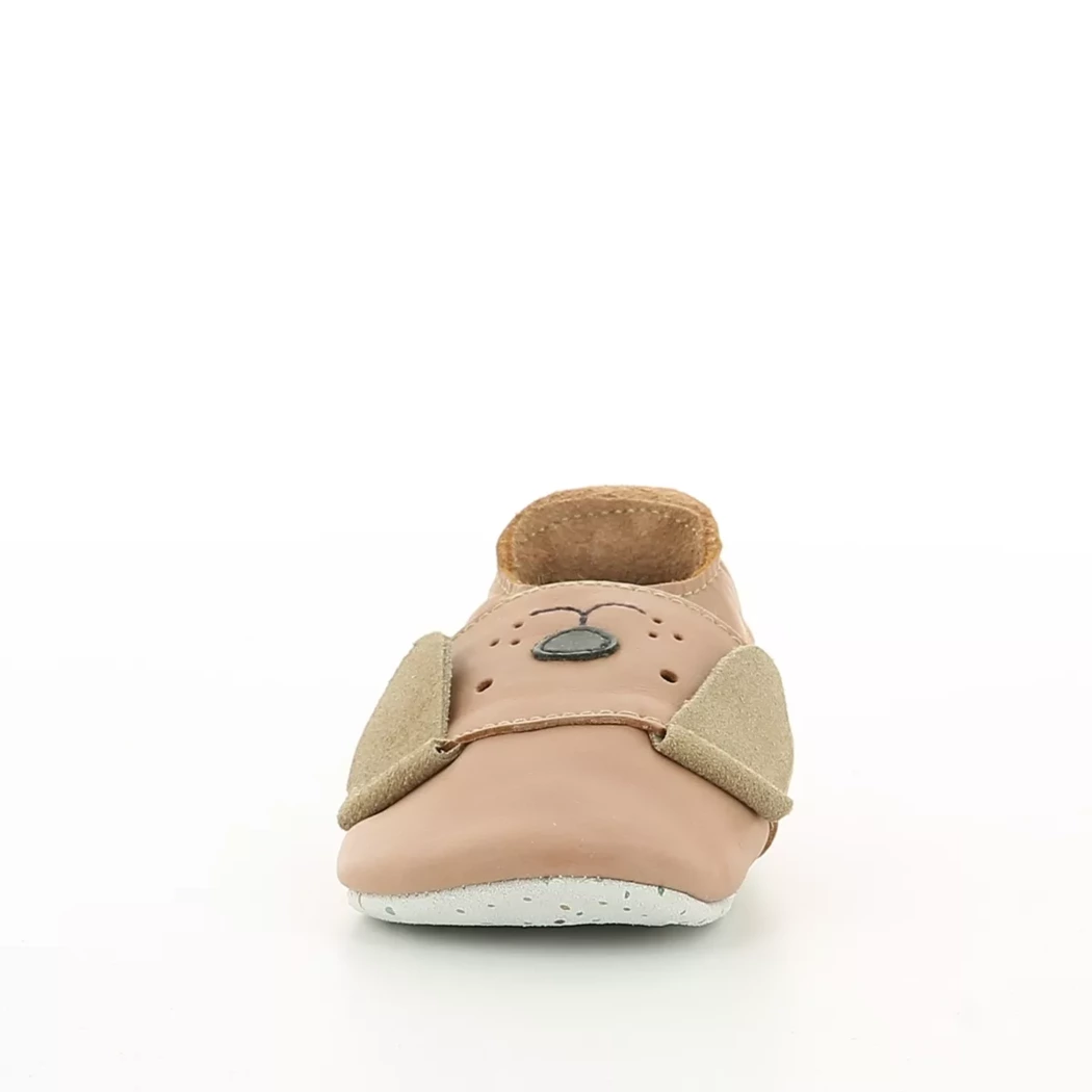 Image (5) de la chaussures Bobux - Chaussons bébé Cuir naturel / Cognac en Cuir