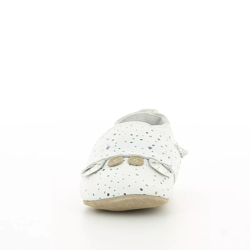 Image (5) de la chaussures Bobux - Chaussons bébé Blanc en Cuir