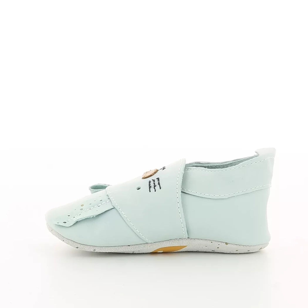 Image (4) de la chaussures Bobux - Chaussons bébé Bleu en Cuir