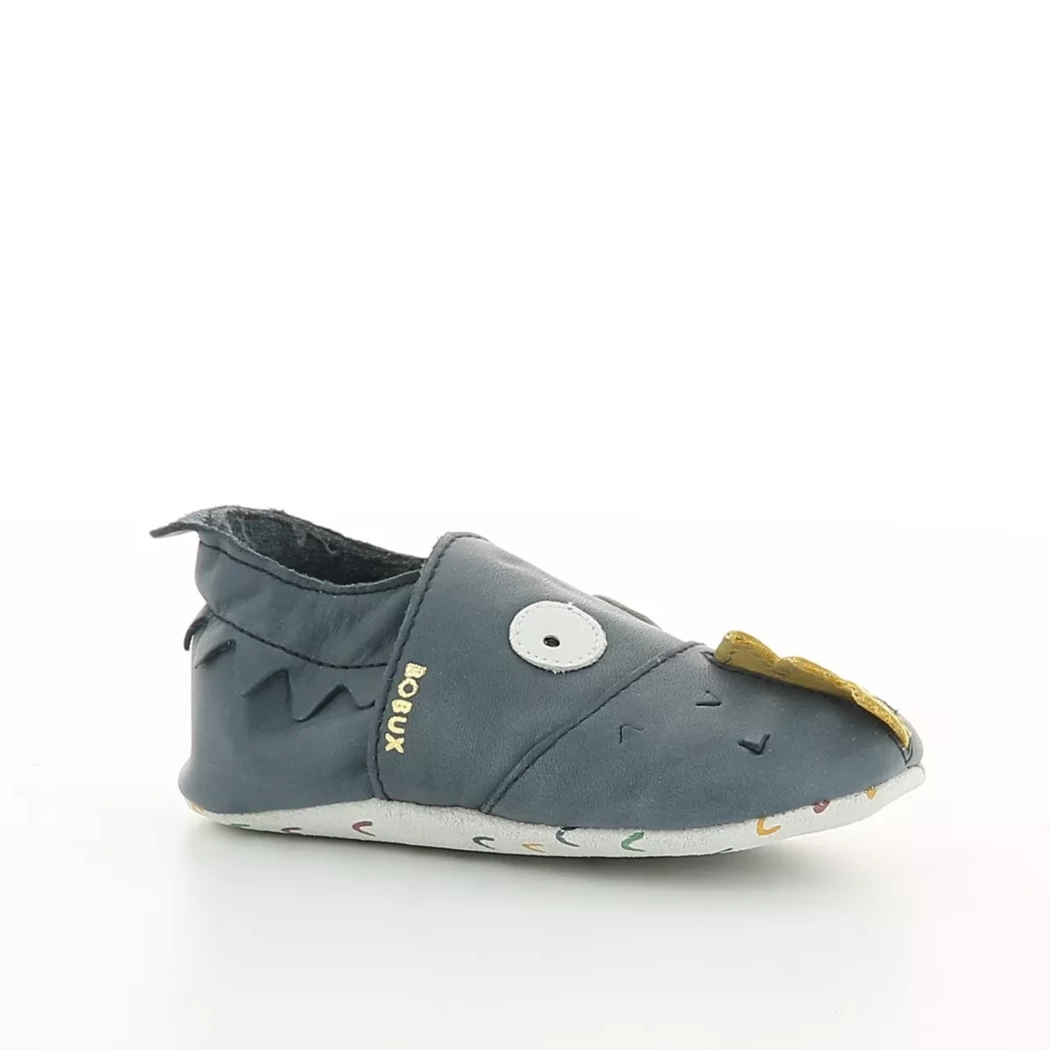 Image (1) de la chaussures Bobux - Chaussons bébé Bleu en Cuir