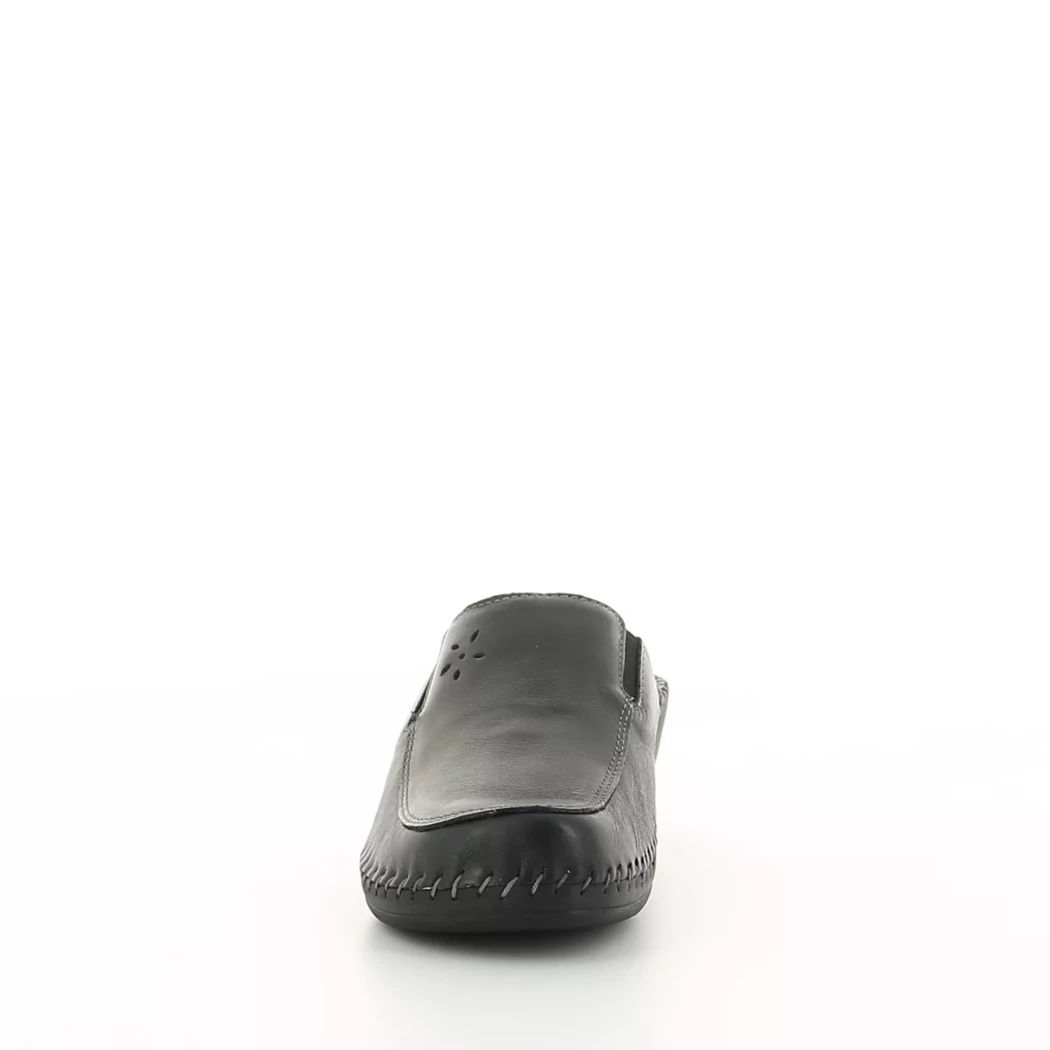Image (5) de la chaussures Calba - Pantoufles et Chaussons Noir en Cuir