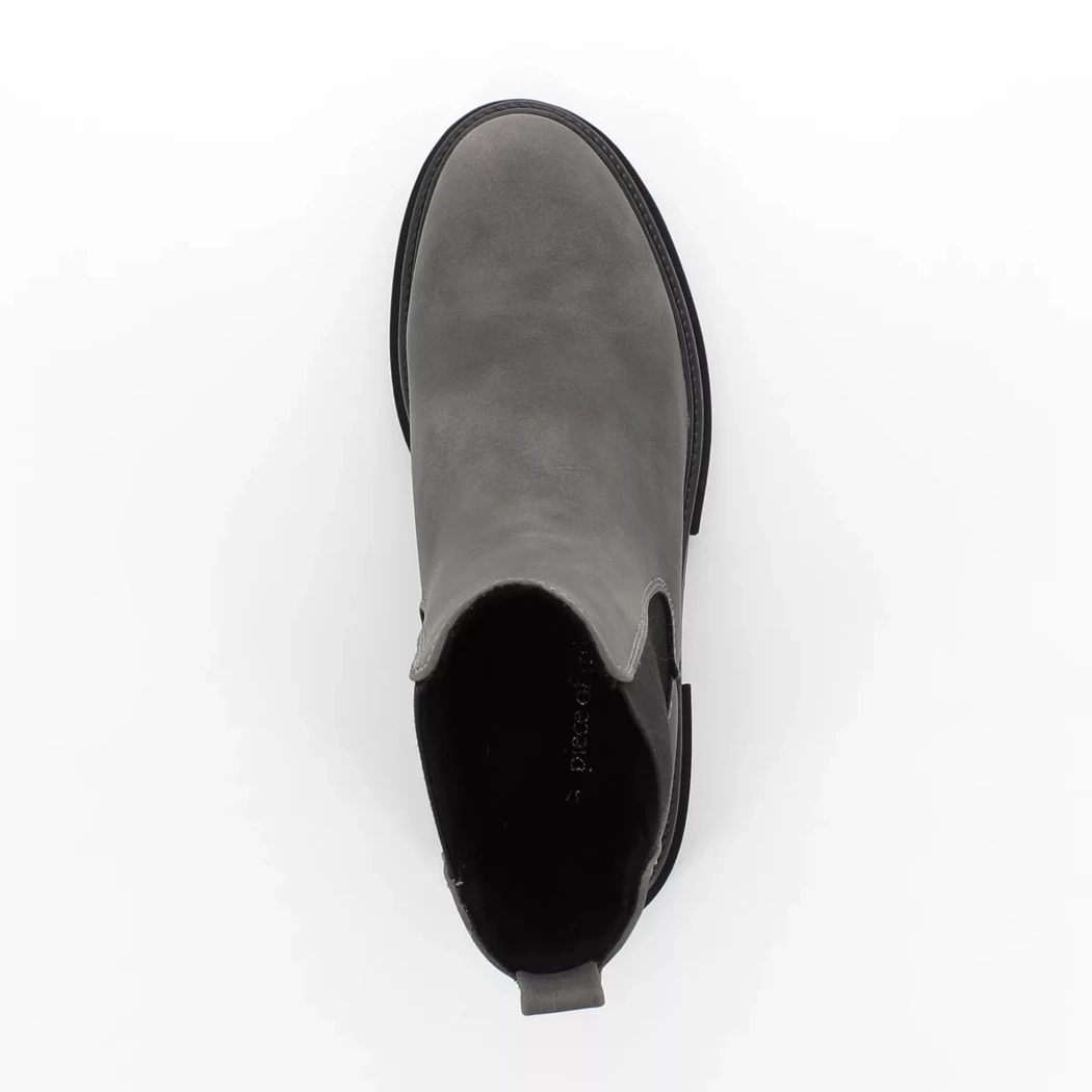 Image (6) de la chaussures Piece of mind - Boots Gris en Cuir synthétique