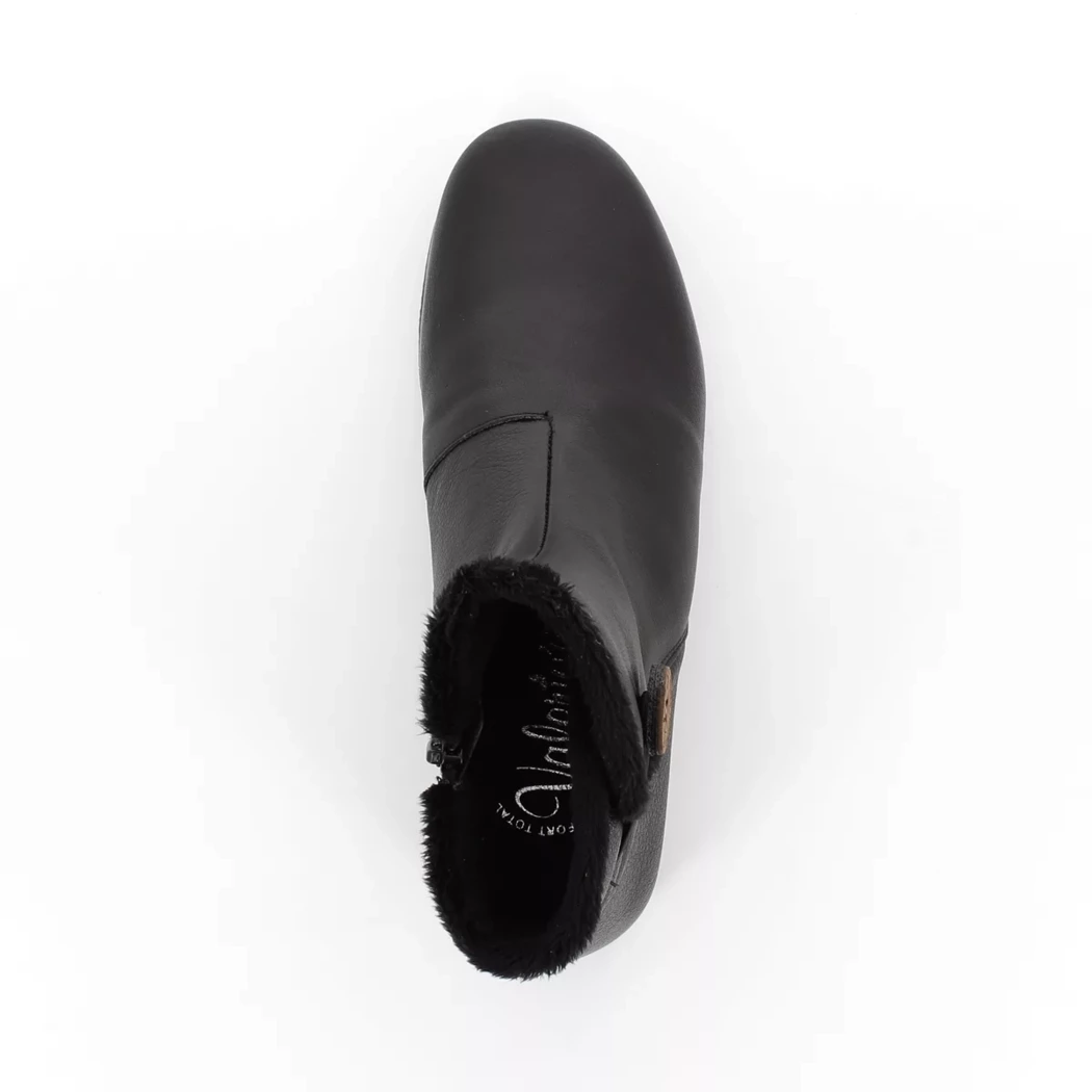 Image (6) de la chaussures Valeria's - Boots Noir en Cuir