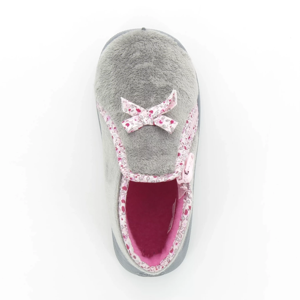 Image (6) de la chaussures Bossi - Pantoufles et Chaussons Gris en Textile