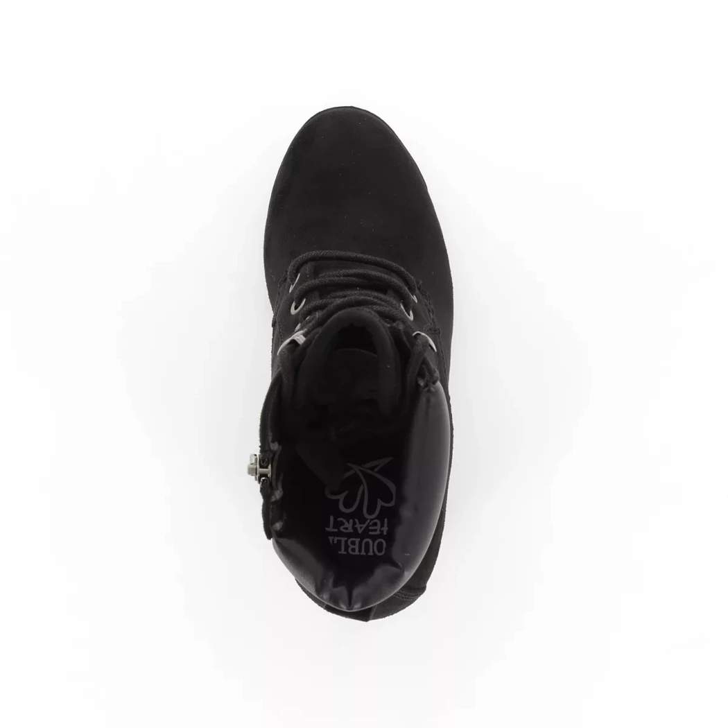 Image (6) de la chaussures Double Heart - Bottines Noir en Cuir synthétique