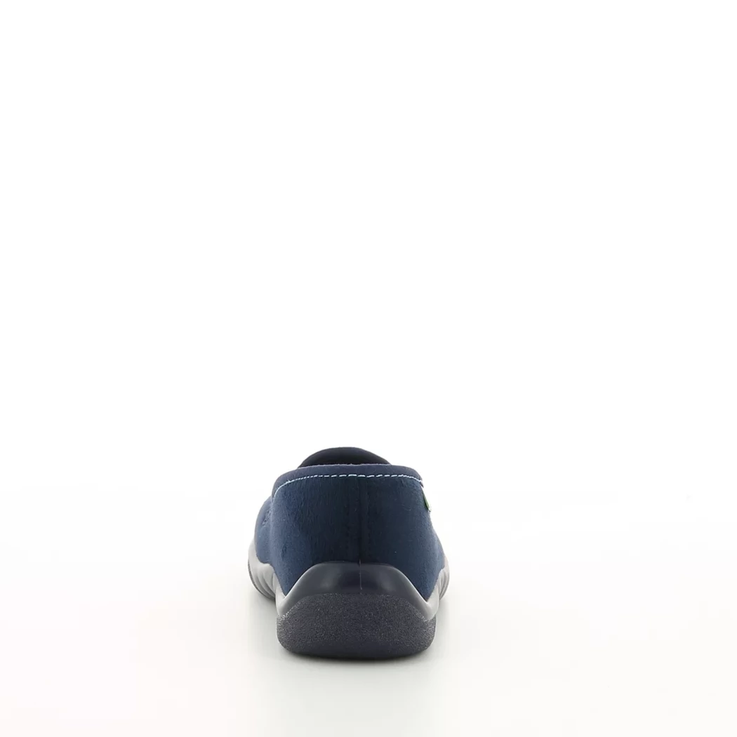 Image (3) de la chaussures Kickers - Pantoufles et Chaussons Bleu en Textile
