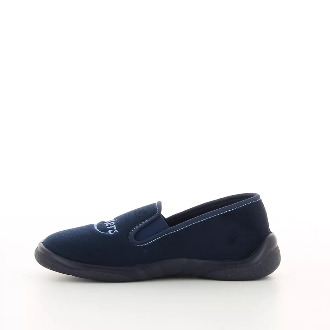 Image (4) de la chaussures Kickers - Pantoufles et Chaussons Bleu en Textile