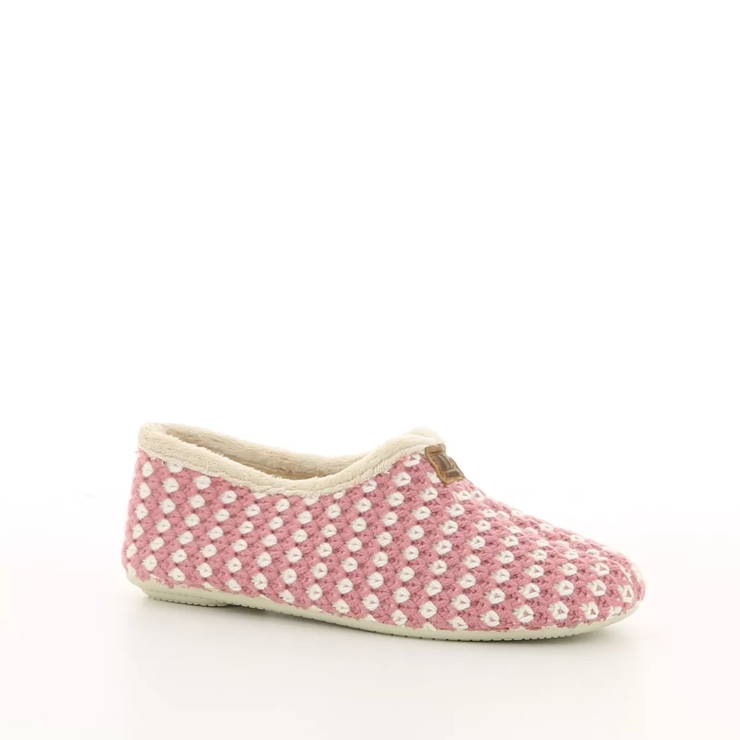 Image (1) de la chaussures Nortenas - Pantoufles et Chaussons Rose en Textile