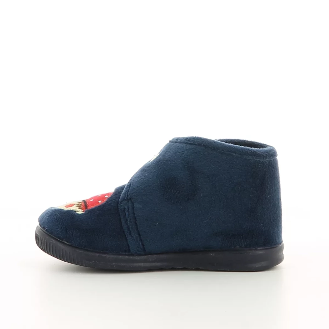 Image (4) de la chaussures Vulladi - Pantoufles et Chaussons Bleu en Textile