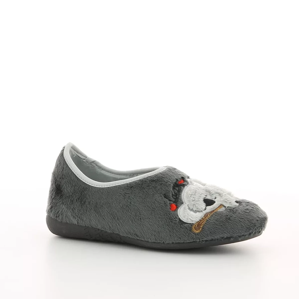 Image (1) de la chaussures Vulladi - Pantoufles et Chaussons Gris en Textile