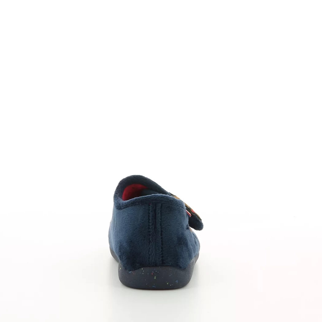 Image (3) de la chaussures Garzon - Pantoufles et Chaussons Bleu en Textile
