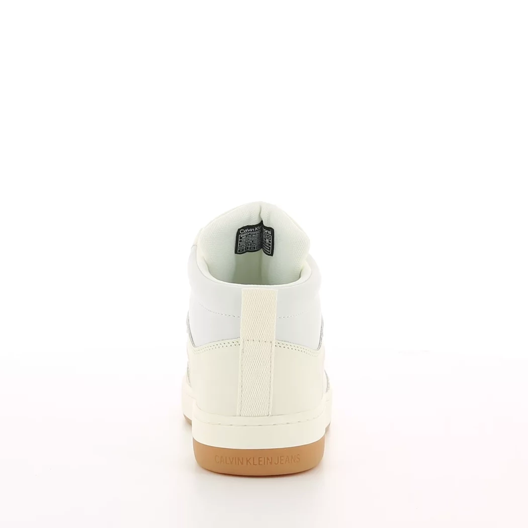 Image (3) de la chaussures Calvin Klein - Baskets Beige en Cuir synthétique