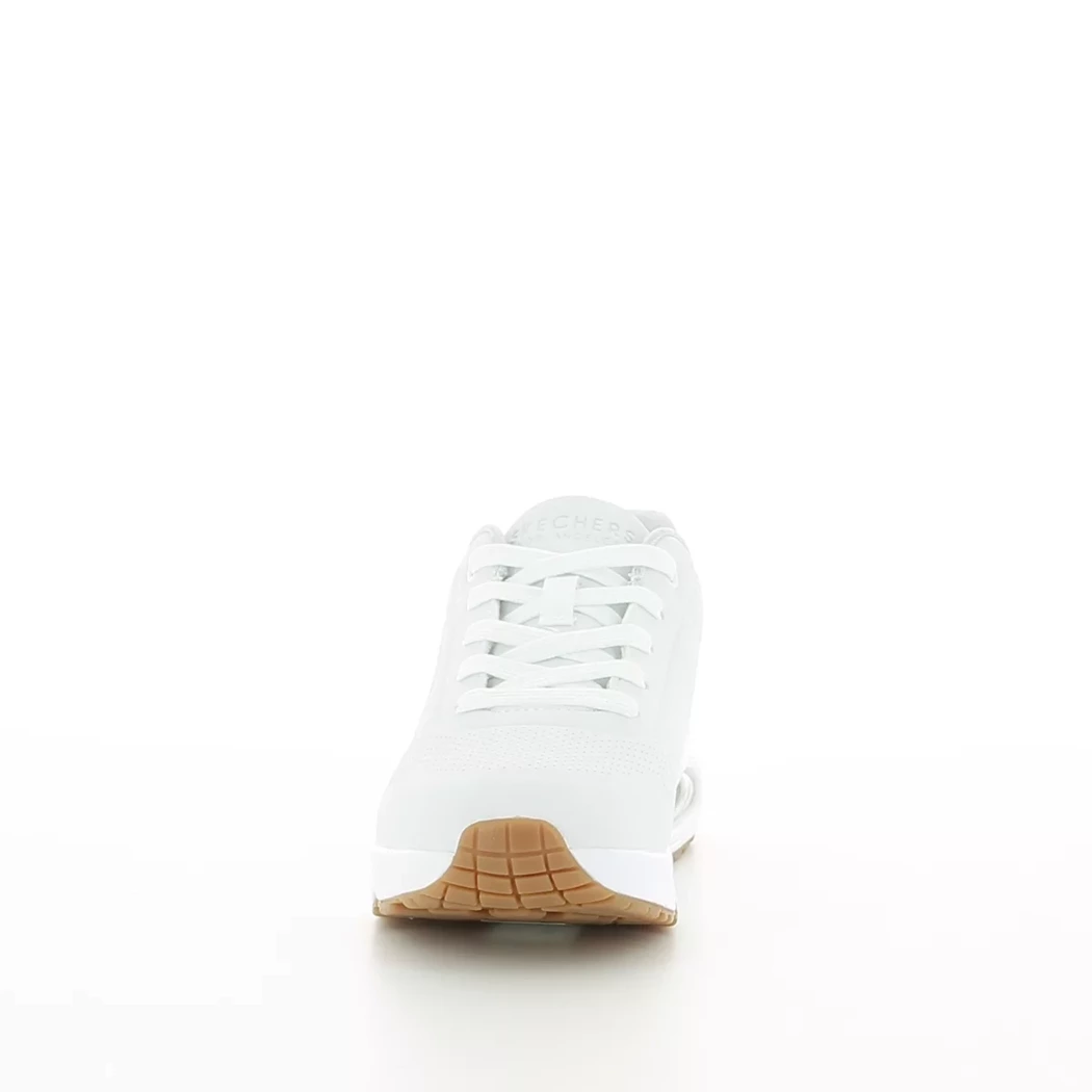 Image (5) de la chaussures Skechers - Baskets Blanc en Cuir synthétique