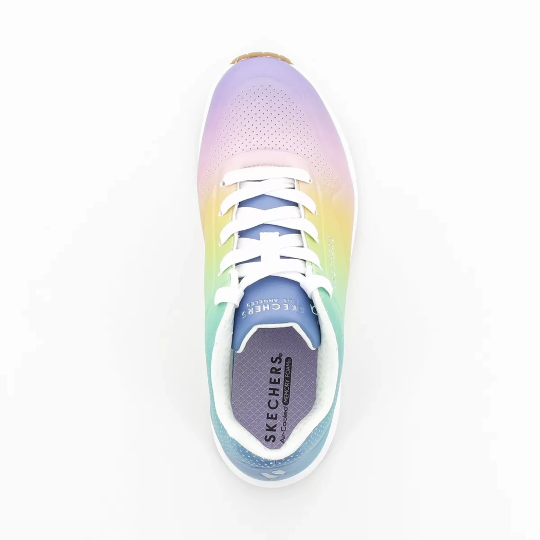 Image (6) de la chaussures Skechers - Baskets Multicolore en Cuir synthétique