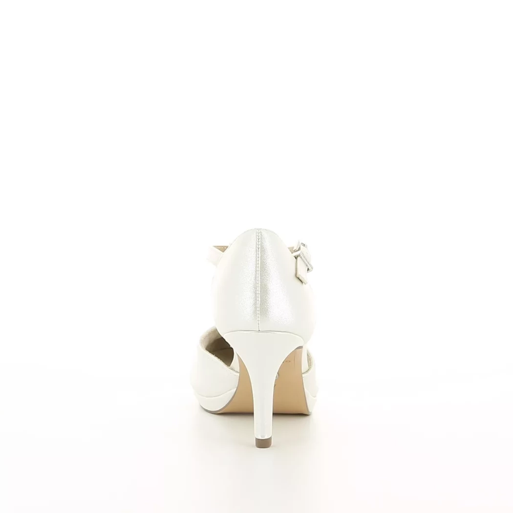 Image (3) de la chaussures Tamaris - Escarpins Blanc en Cuir synthétique
