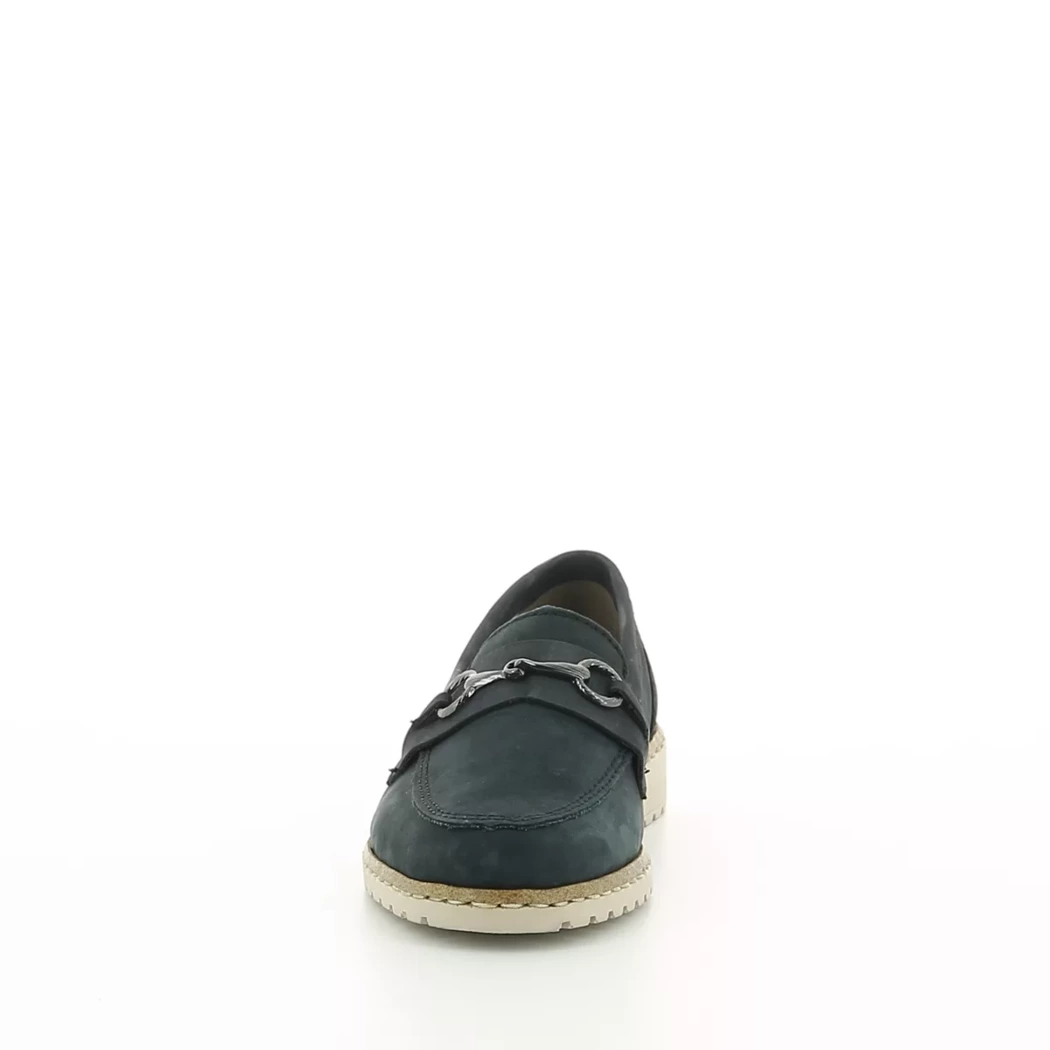 Image (5) de la chaussures Rieker - Mocassins Bleu en Cuir nubuck