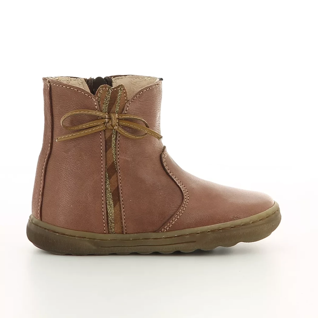 Image (2) de la chaussures Gazzoli - Boots Rose en Cuir