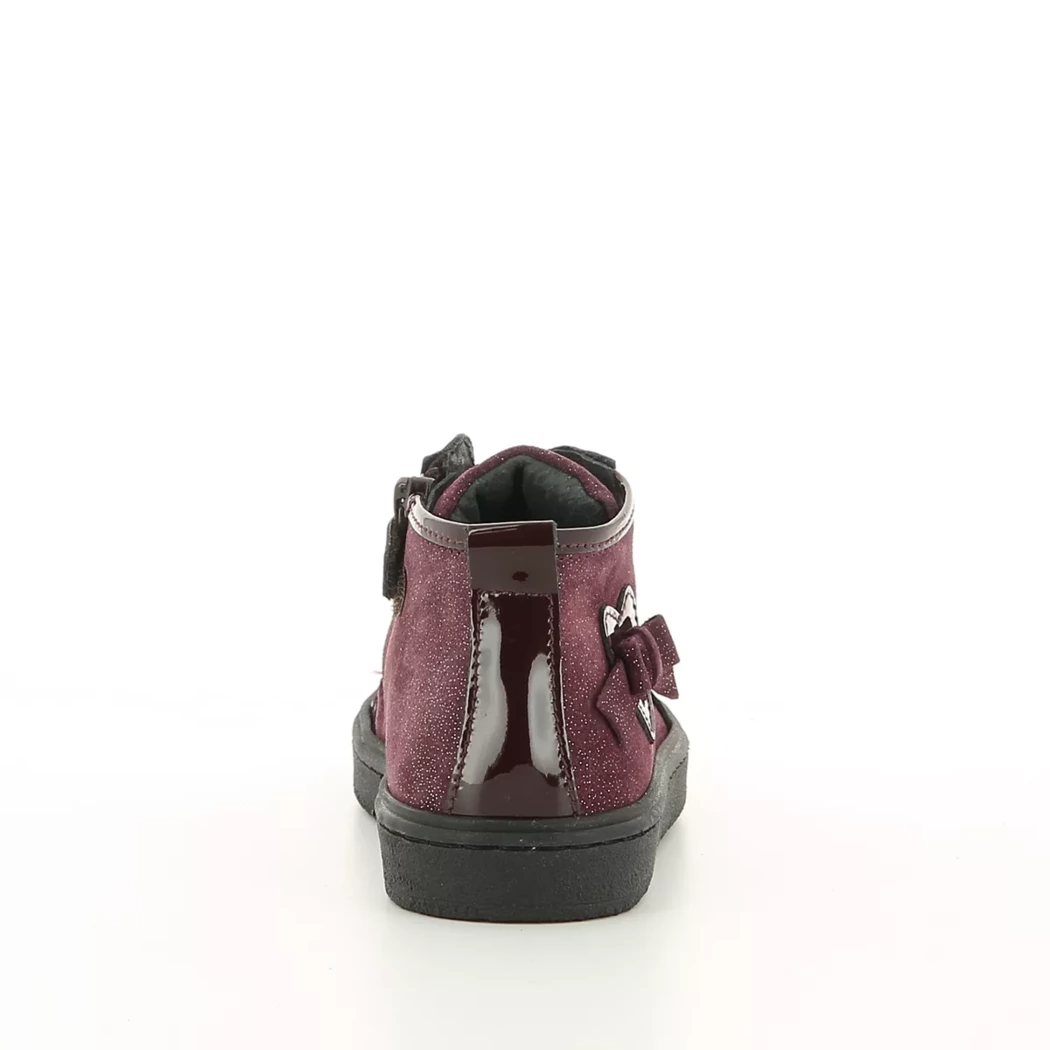 Image (3) de la chaussures Gazzoli - Bottines Bordeaux en Cuir vernis