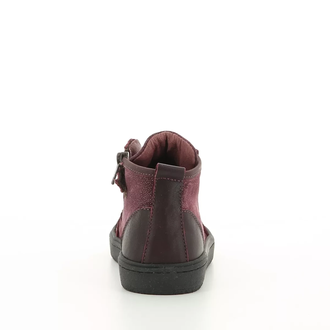 Image (3) de la chaussures Gazzoli - Bottines Bordeaux en Cuir