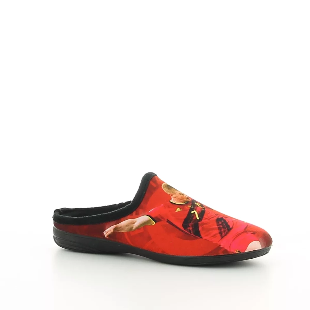 Image (1) de la chaussures La Maison de l'Espadrille - Pantoufles et Chaussons Rouge en Textile