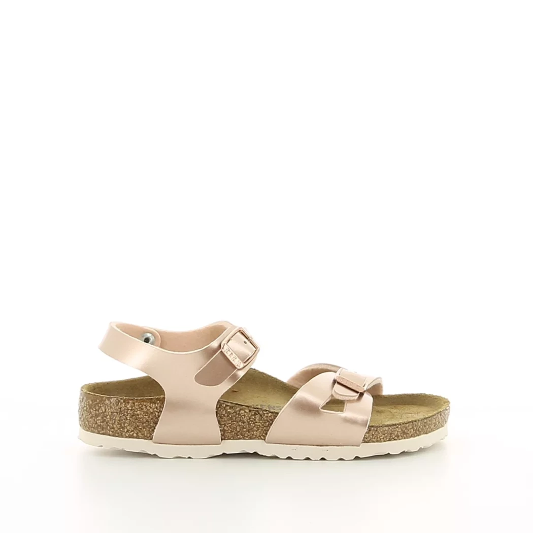 Image (2) de la chaussures Birkenstock - Sandales et Nu-Pieds Rose en Cuir synthétique