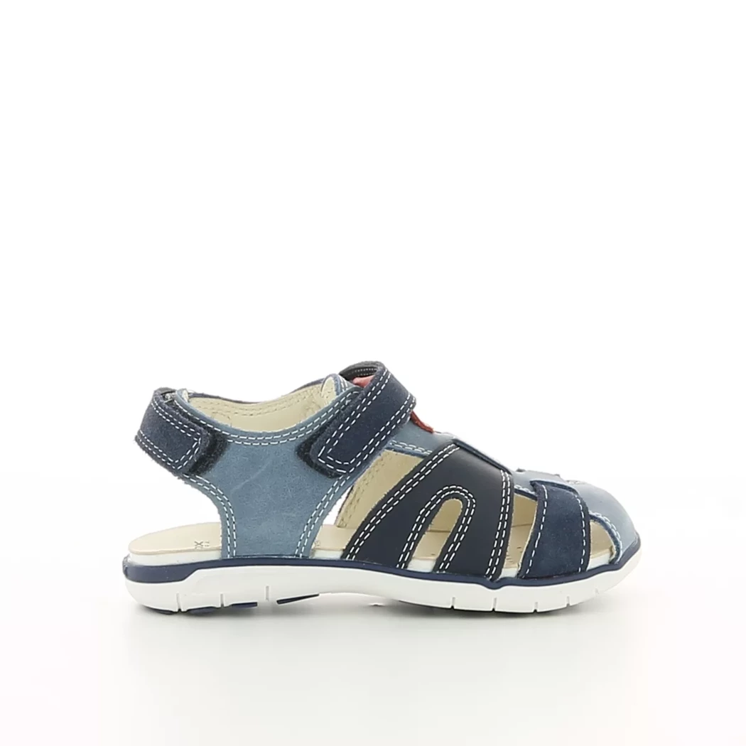 Image (2) de la chaussures Geox - Sandales et Nu-Pieds Bleu en Cuir synthétique