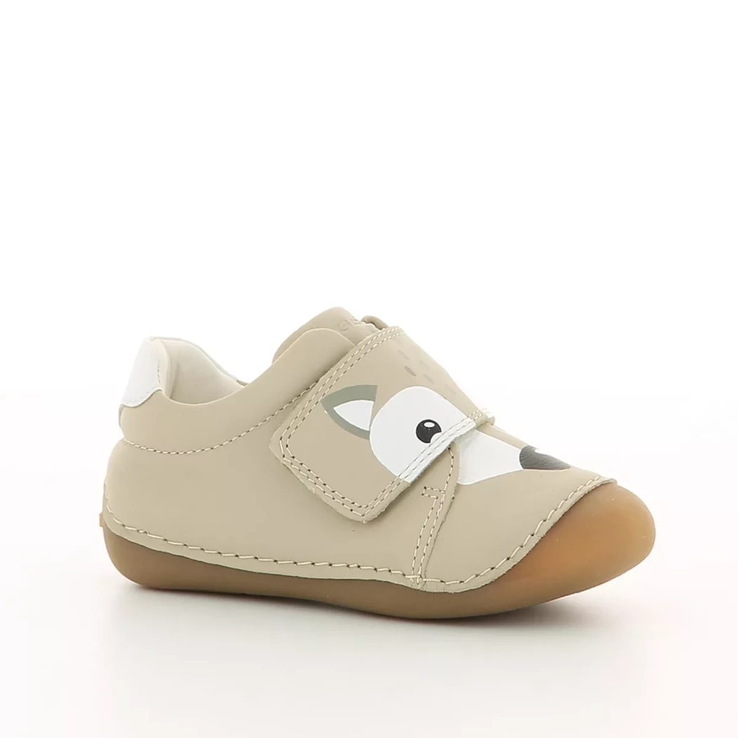 Image (1) de la chaussures Geox - Bottines Beige en Cuir Image (1) de la chaussures Geox - Bottines Beige en Cuir