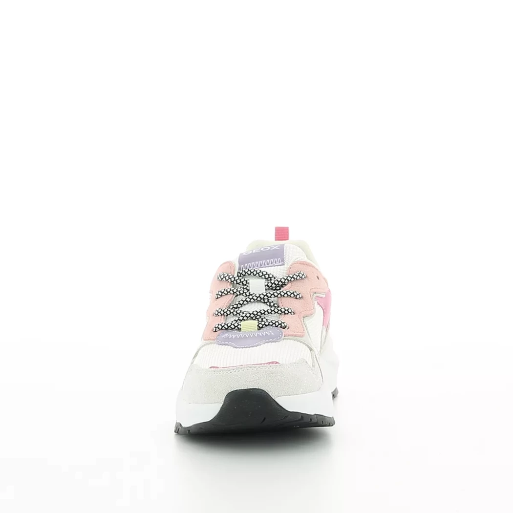Image (5) de la chaussures Geox - Baskets Blanc en Multi-Matières