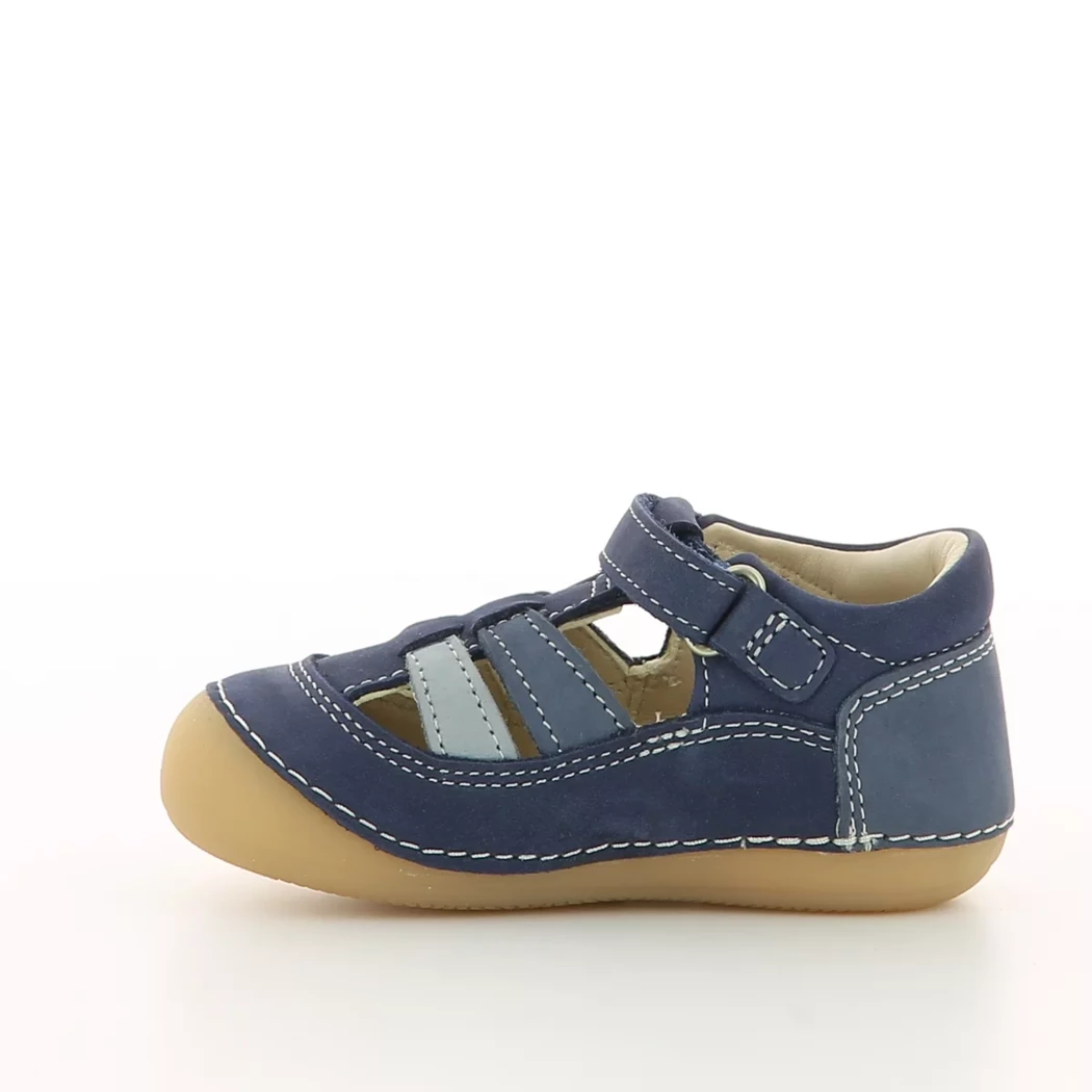 Image (4) de la chaussures Kickers - Bottines ouvertes Bleu en Cuir nubuck