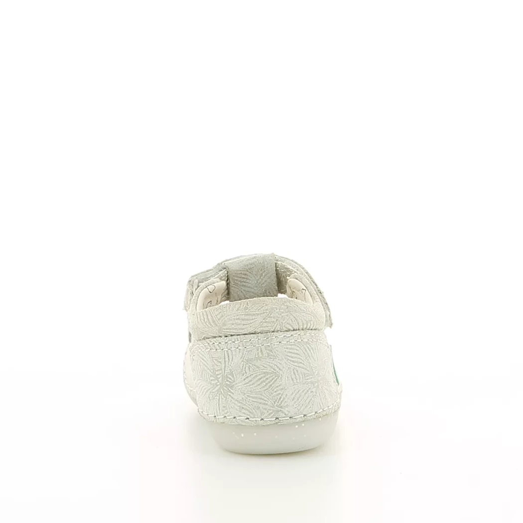 Image (3) de la chaussures Kickers - Bottines ouvertes Blanc en Cuir