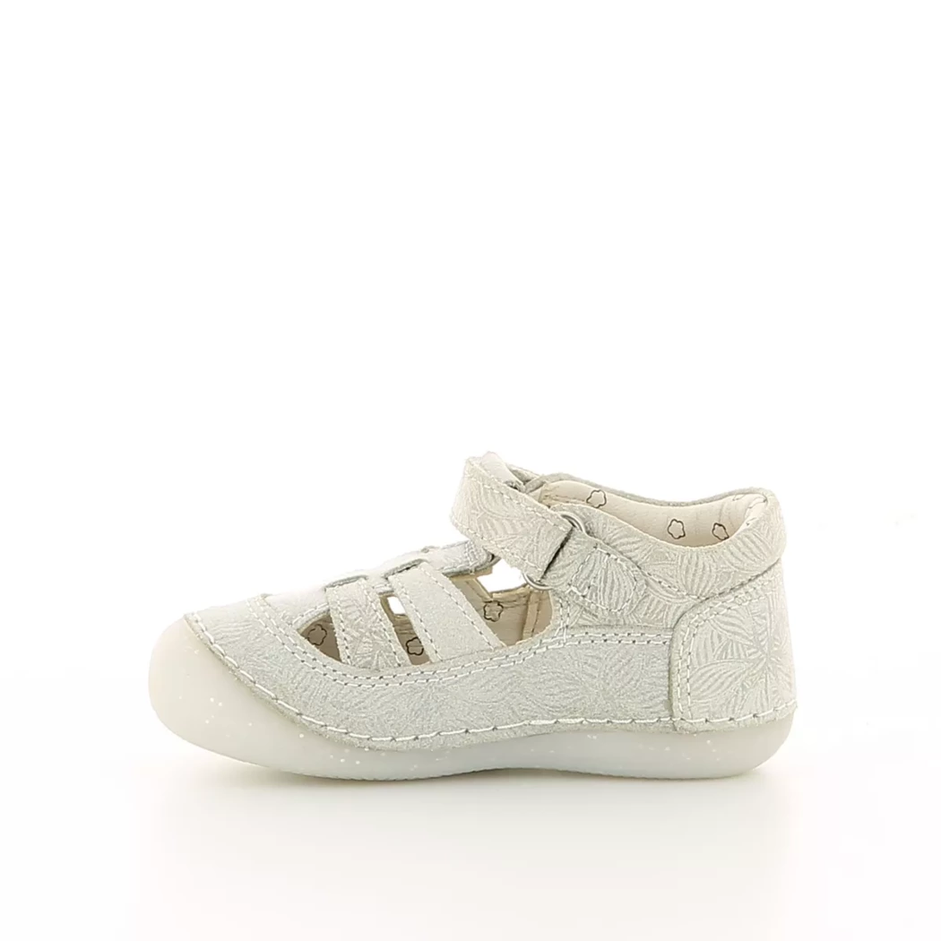Image (4) de la chaussures Kickers - Bottines ouvertes Blanc en Cuir