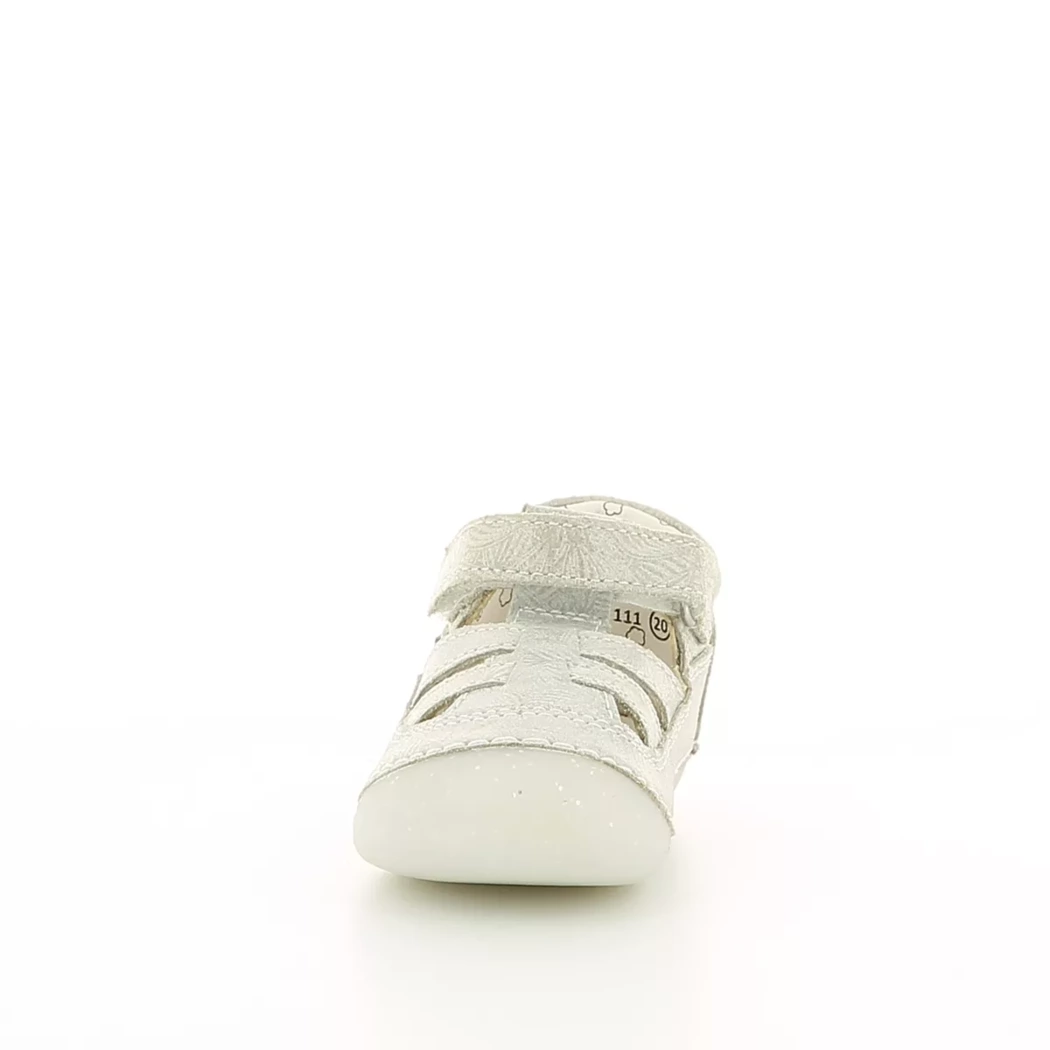 Image (5) de la chaussures Kickers - Bottines ouvertes Blanc en Cuir
