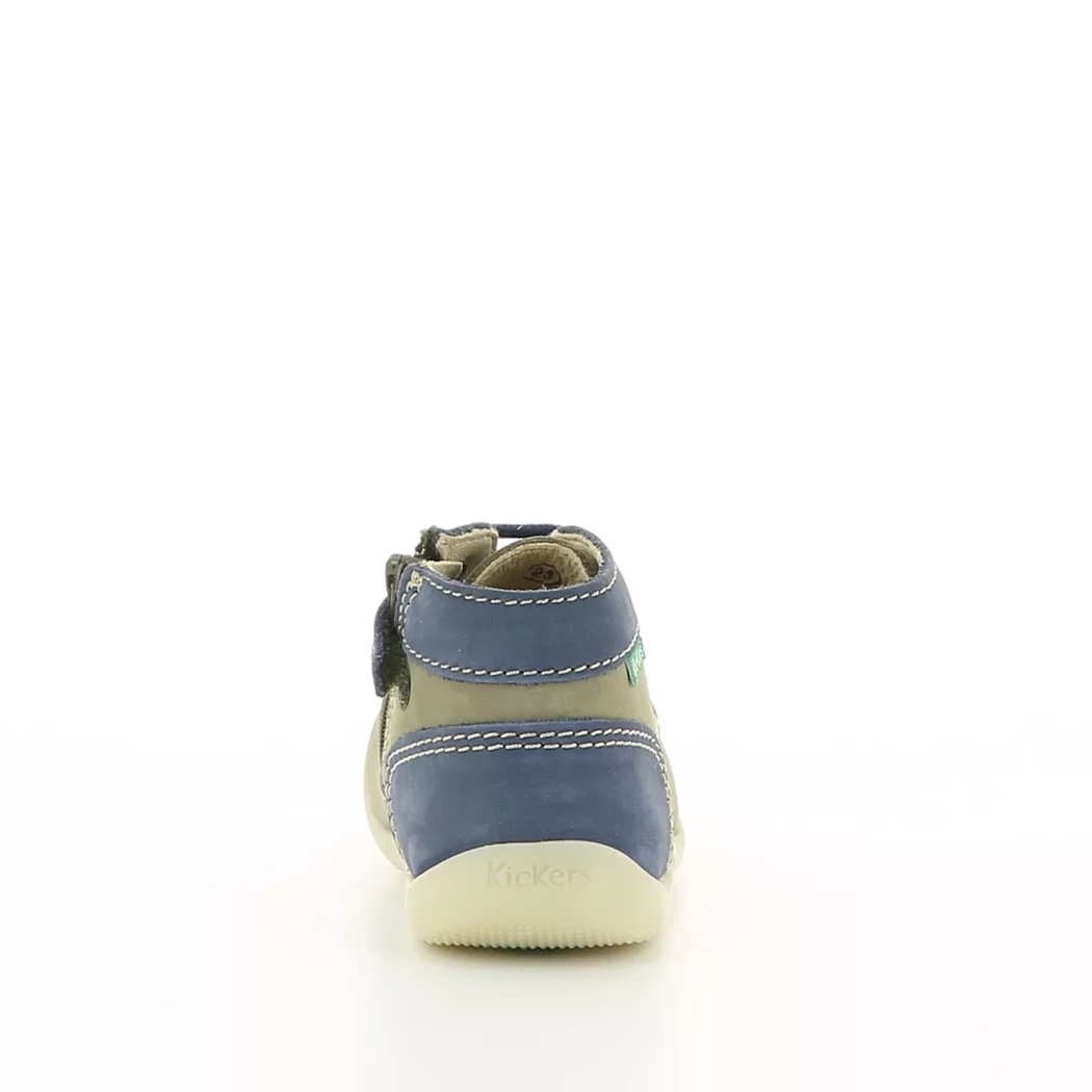 Image (3) de la chaussures Kickers - Bottines Vert en Cuir nubuck