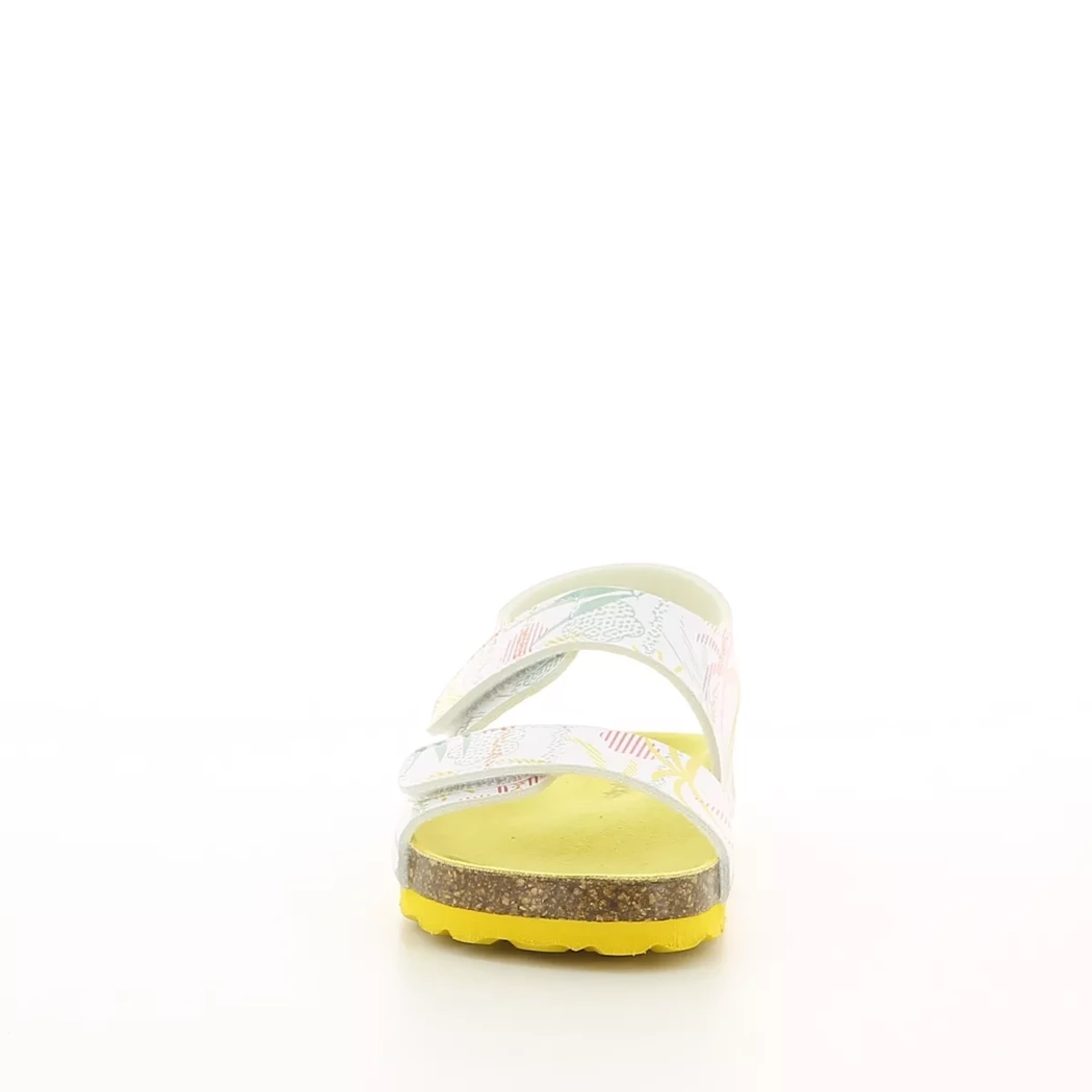 Image (5) de la chaussures Kickers - Sandales et Nu-Pieds Blanc en Cuir synthétique
