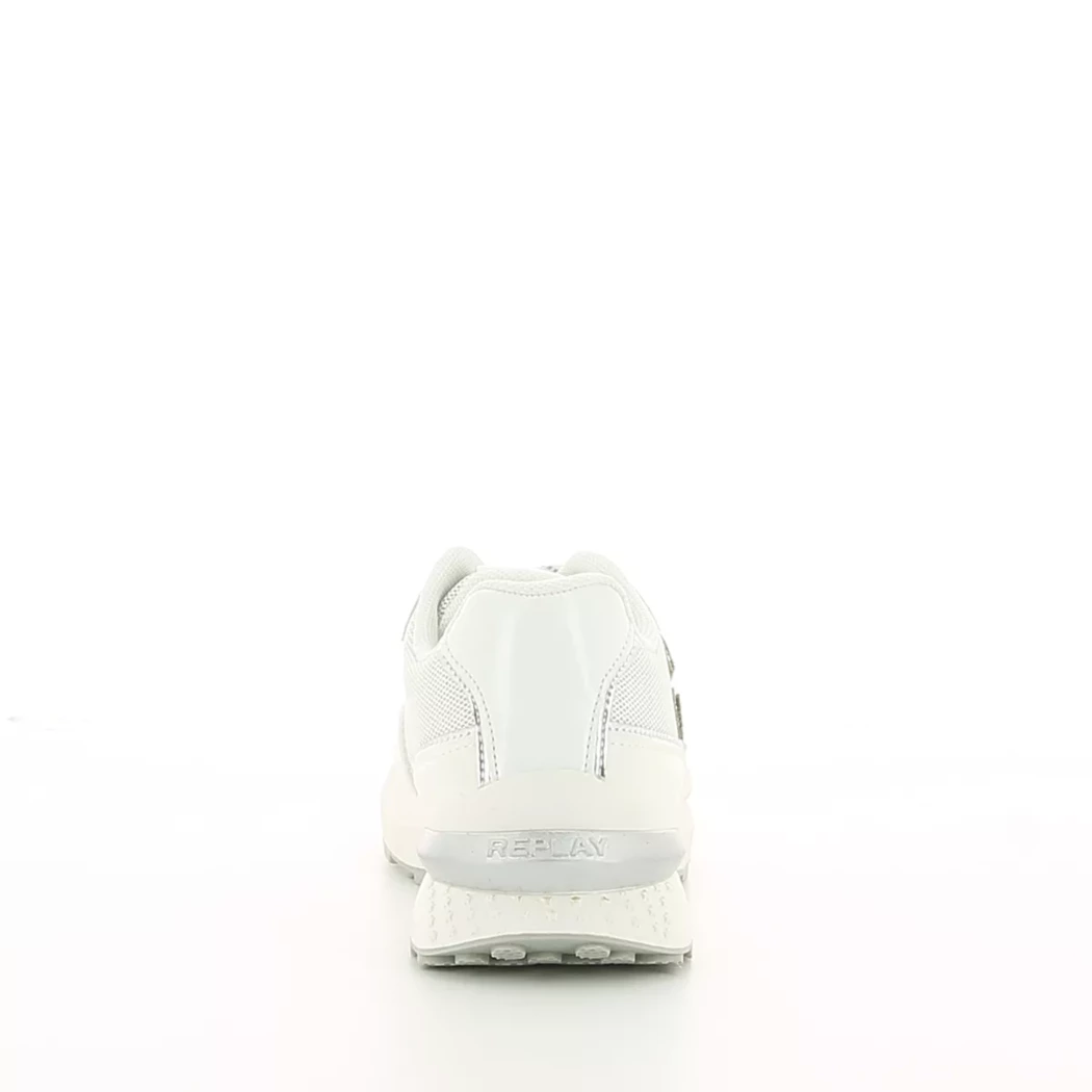 Image (3) de la chaussures Replay - Baskets Blanc en Cuir synthétique