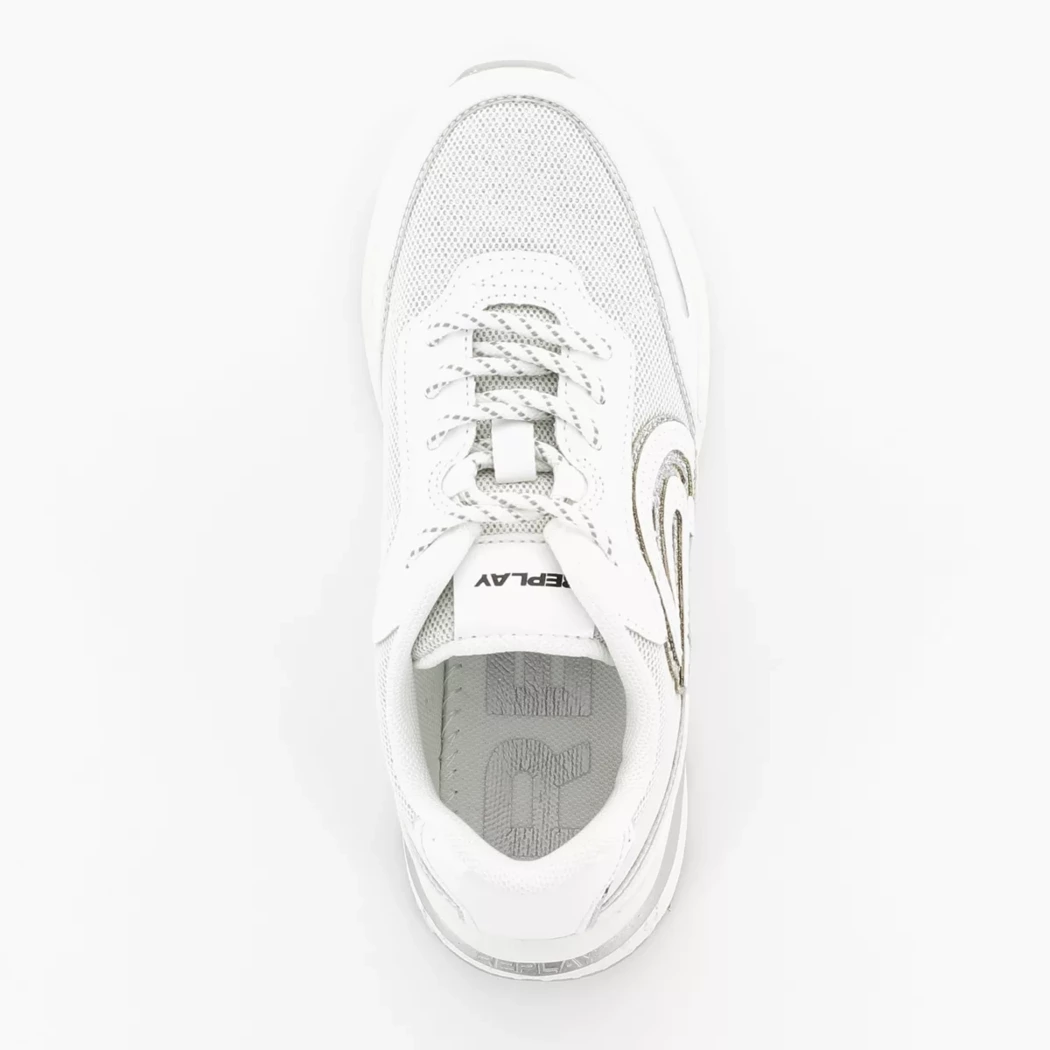 Image (6) de la chaussures Replay - Baskets Blanc en Cuir synthétique