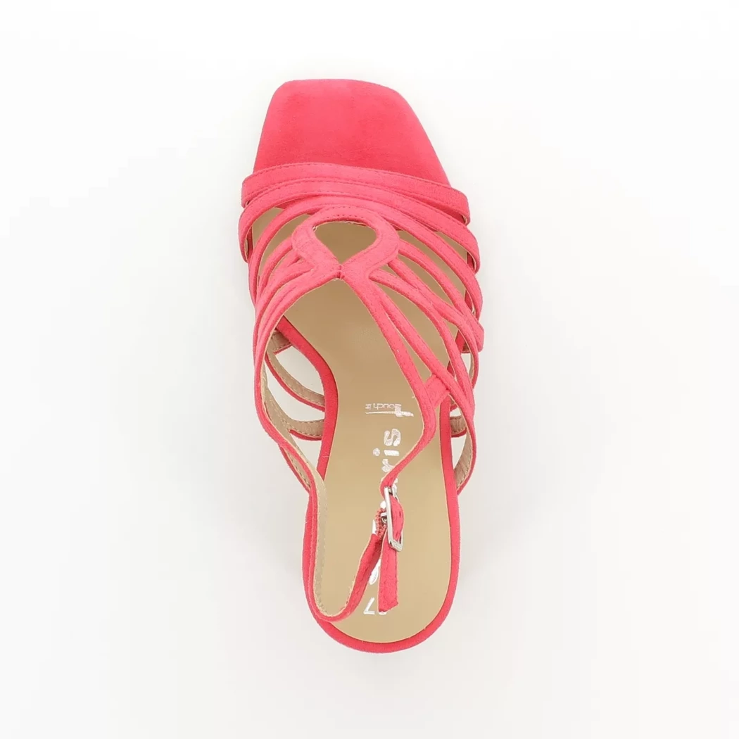 Image (6) de la chaussures Tamaris - Sandales et Nu-Pieds Rose en Cuir synthétique