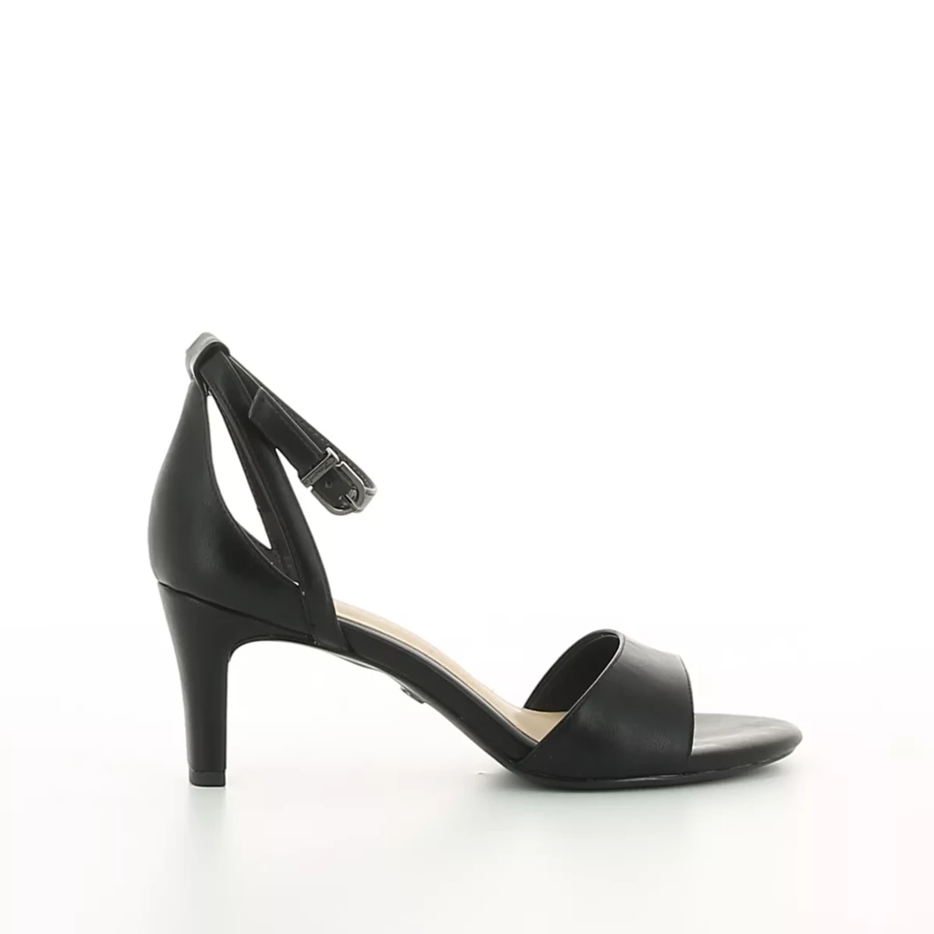 Image (2) de la chaussures Tamaris - Sandales et Nu-Pieds Noir en Cuir synthétique