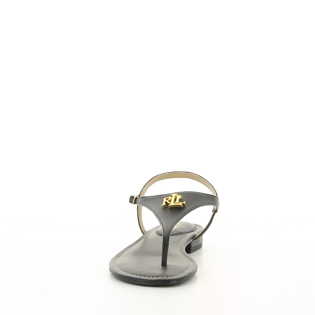 Image (5) de la chaussures Ralph Lauren - Sandales et Nu-Pieds Noir en Cuir