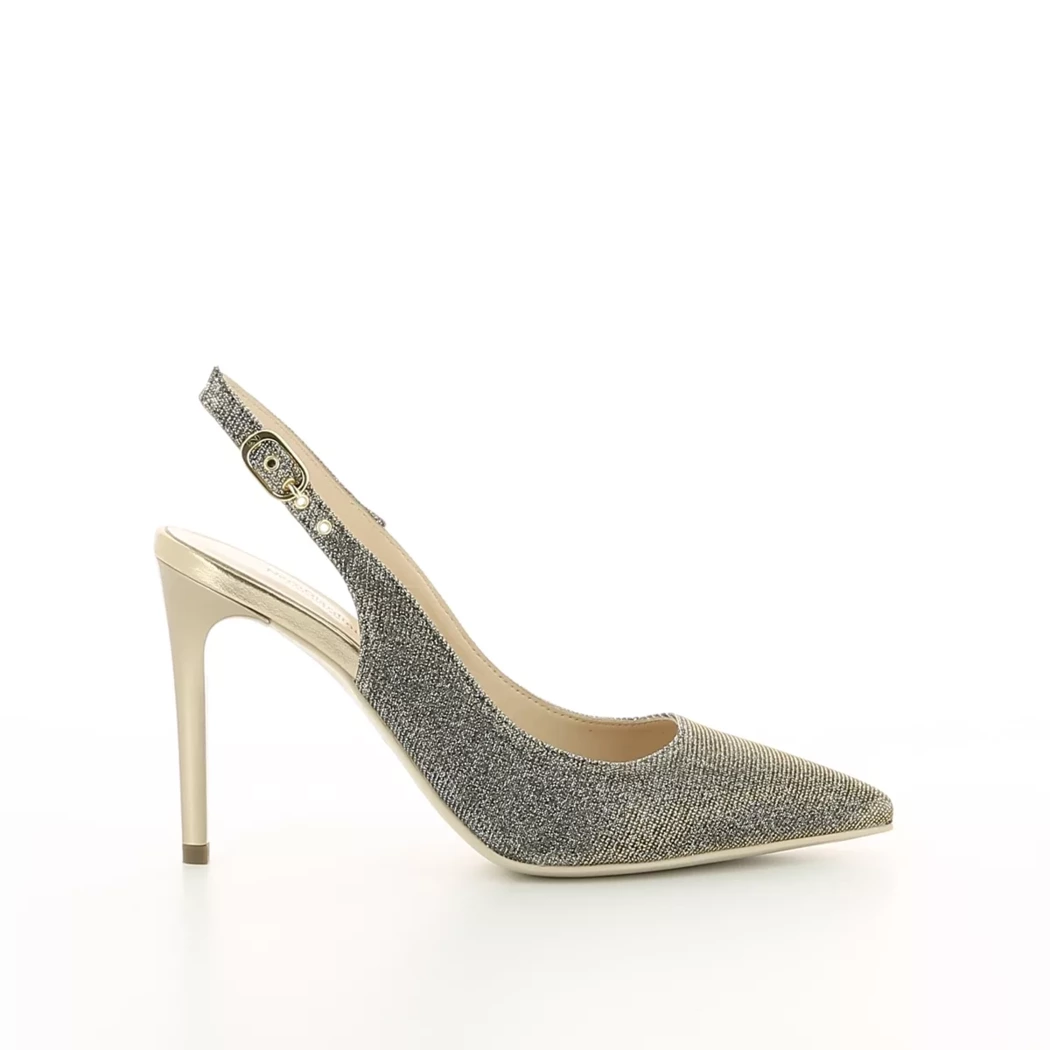 Image (2) de la chaussures Nero Giardini - Escarpins Or / Bronze / Platine en Textile