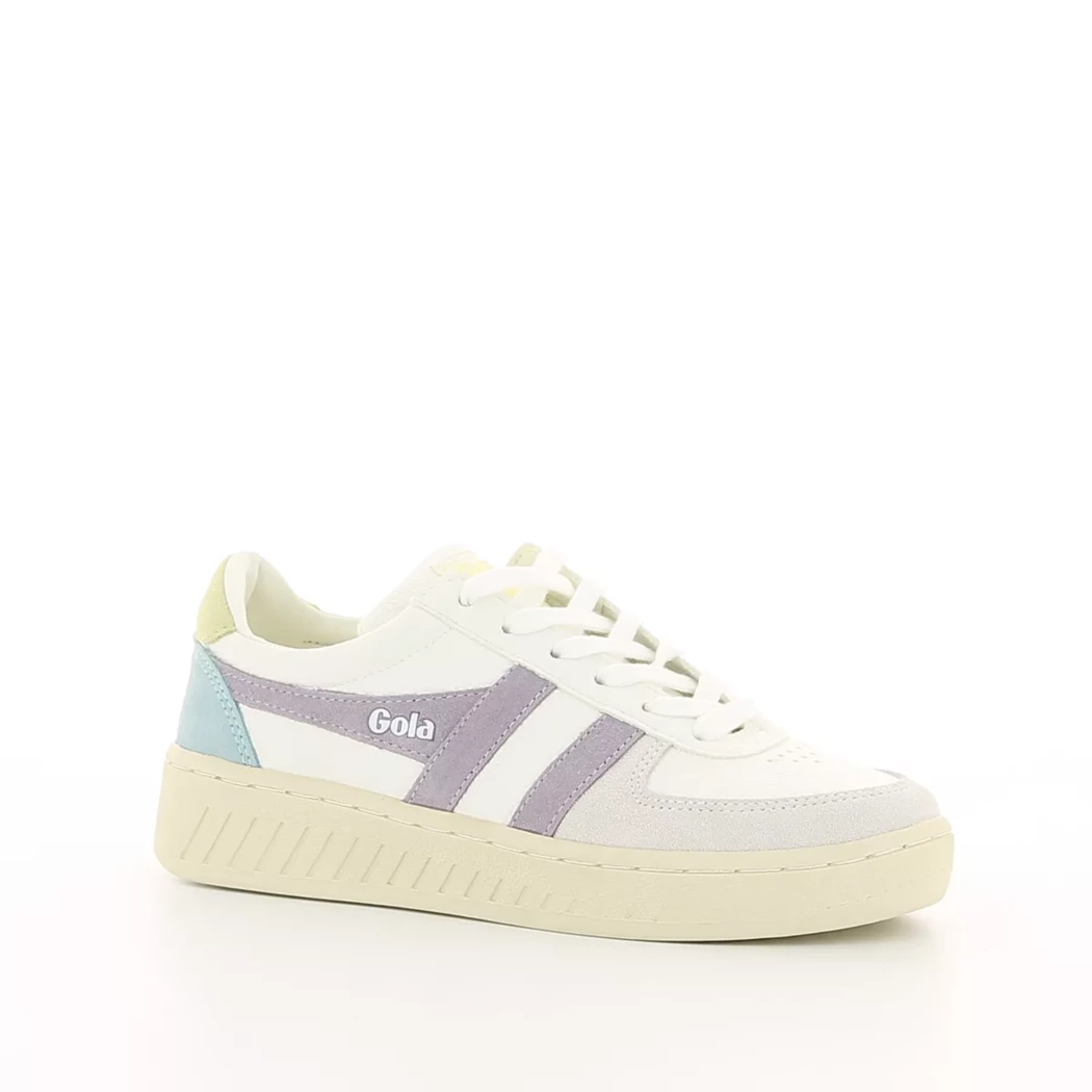 Image (1) de la chaussures Gola - Baskets Blanc en Cuir