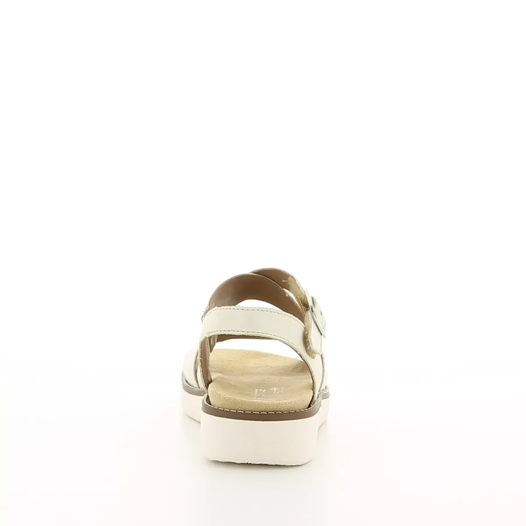 Image (3) de la chaussures Remonte - Sandales et Nu-Pieds Beige en Cuir