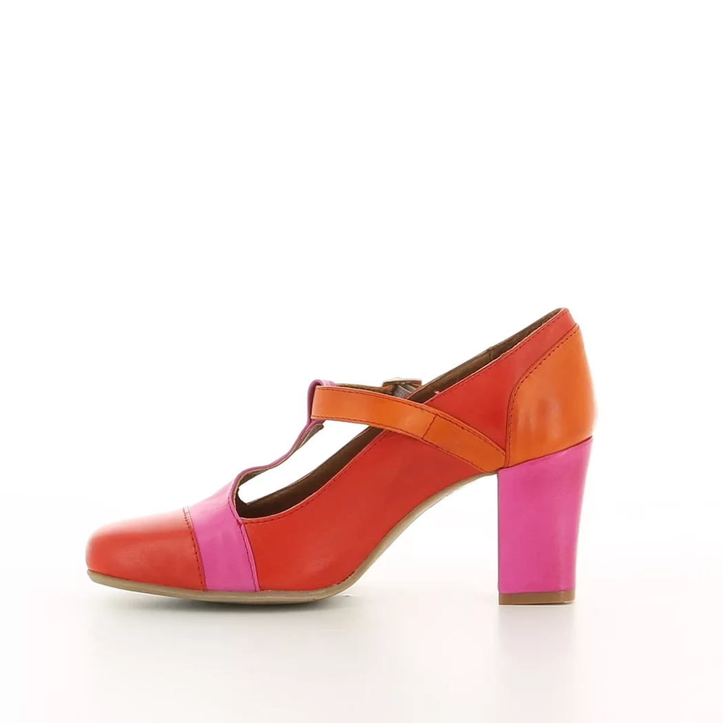 Image (4) de la chaussures Miz Mooz - Escarpins Rouge en Cuir