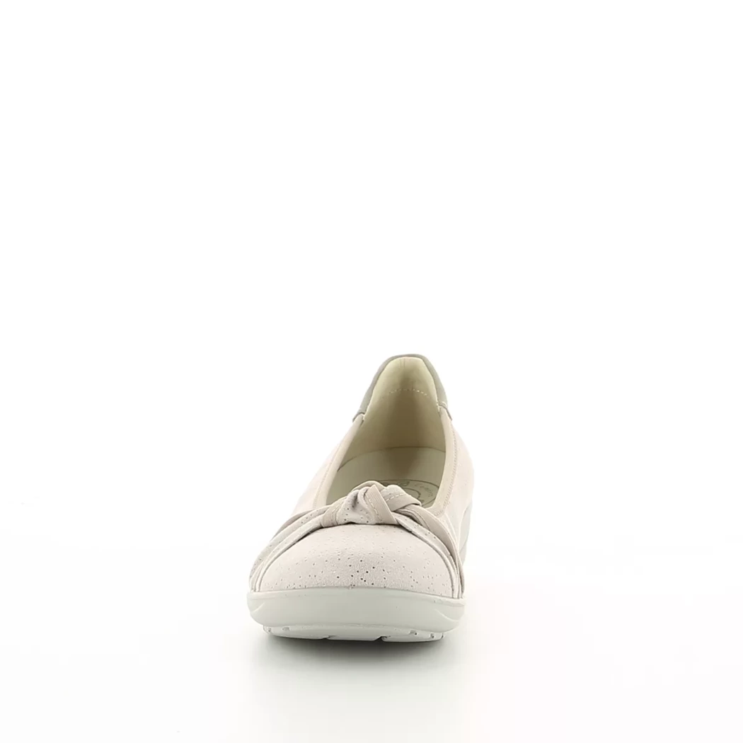 Image (5) de la chaussures G Comfort - Ballerines Taupe en Cuir nubuck
