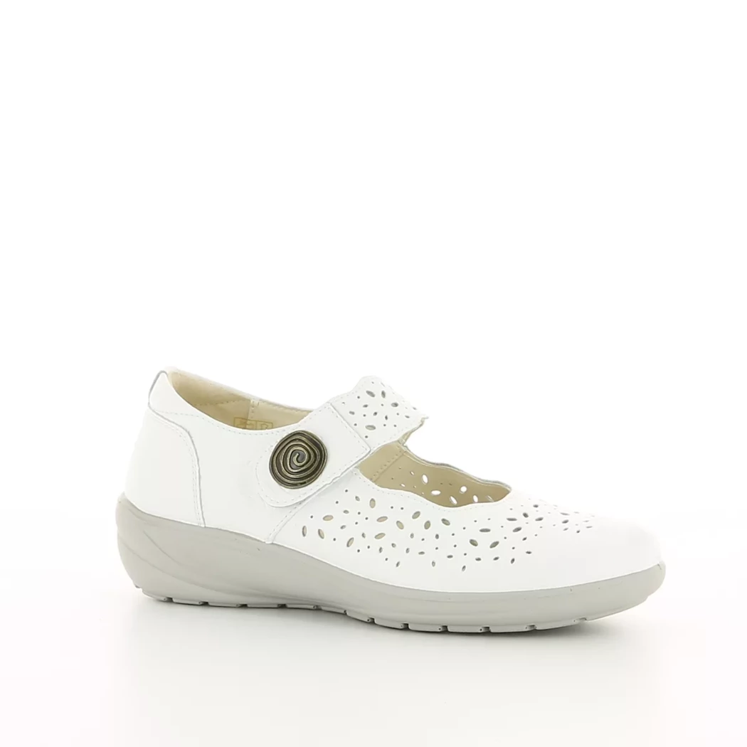 Image (1) de la chaussures G Comfort - Ballerines Blanc en Cuir