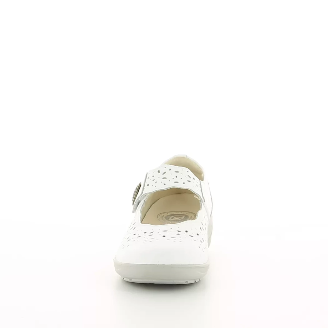 Image (5) de la chaussures G Comfort - Ballerines Blanc en Cuir
