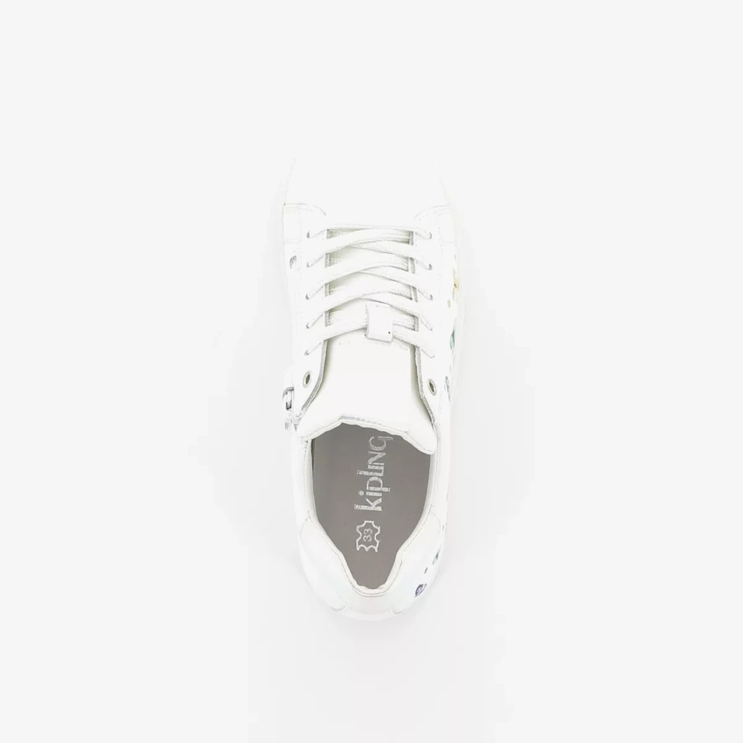 Image (6) de la chaussures Kipling - Baskets Blanc en Cuir